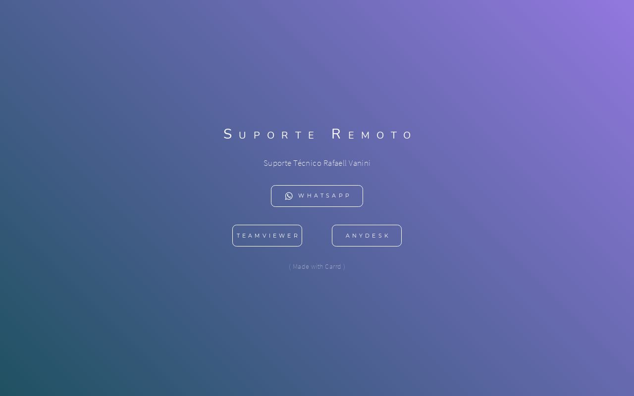 Carrd profile picture for @suporte